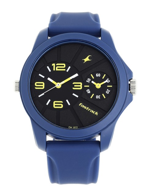 

Fastrack Men Black Analogue Watch 38042PP03