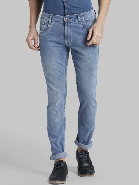

Parx Men Blue Regular Fit Mid-Rise Clean Look Stretchable Jeans