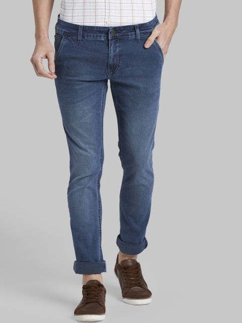 

Parx Men Blue Regular Fit Mid-Rise Clean Look Jeans