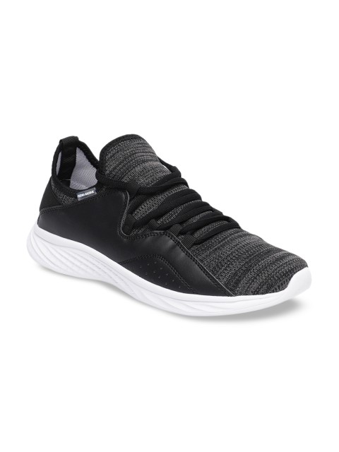 

Flying Machine Men Black & Grey Woven Design Sneakers