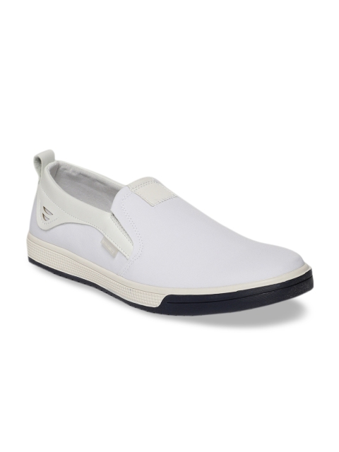 

Flying Machine Men Off-White Slip-On Sneakers