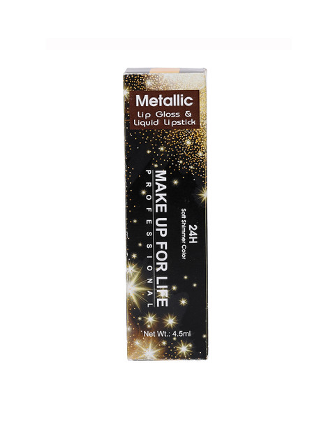 

MAKE UP FOR LIFE Red Always on New Metallic Finish Liquid Lipstick 4.5 ml