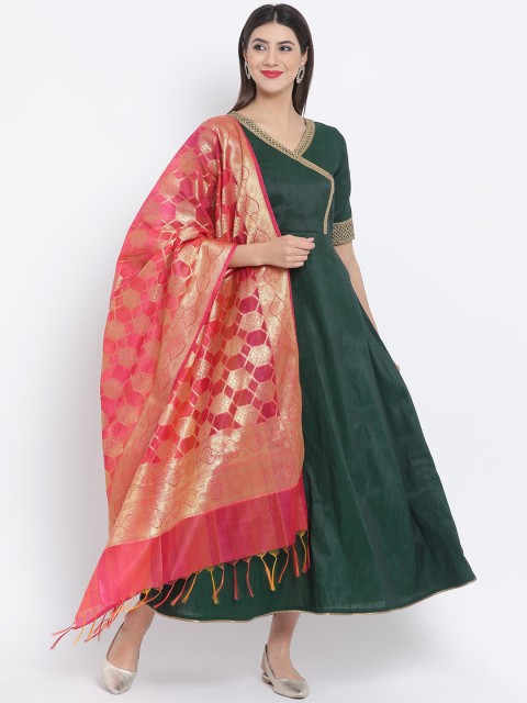 

studio rasa Fuchsia Pink Printed Dupatta