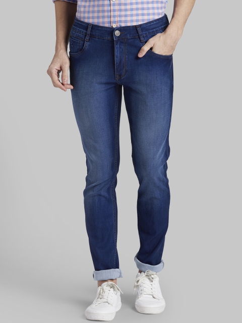 

Parx Men Blue Regular Fit Mid-Rise Clean Look Stretchable Jeans