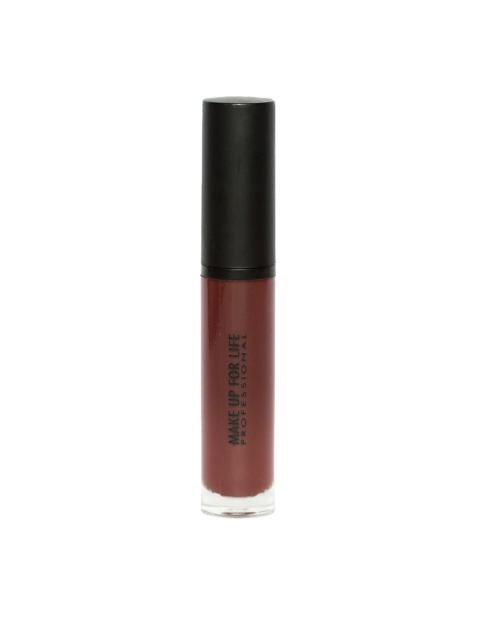 

MAKE UP FOR LIFE Brown Professional Waterproof 12 Hour Stay Long Lasting Matte Liquid Lipstick 5 gm