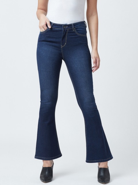 

Devis Women Navy Blue Bootcut High-Rise Clean Look Stretchable Jeans