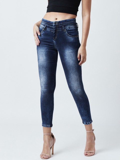 

Devis Women Blue Skinny Fit High-Rise Clean Look Stretchable Jeans