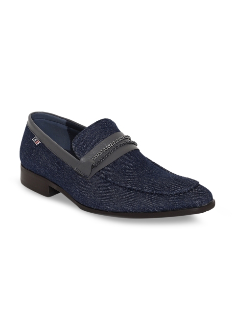 

Arrow Men Blue Solid Loafers