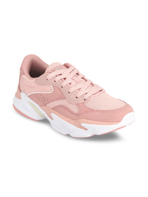 

Red Tape Women Peach-Coloured Textile Walking Sports Shoes