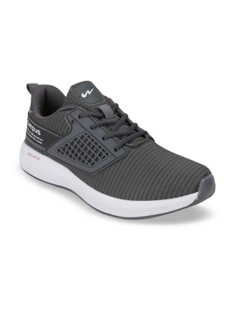 

Campus Men Grey Mesh Running Shoes