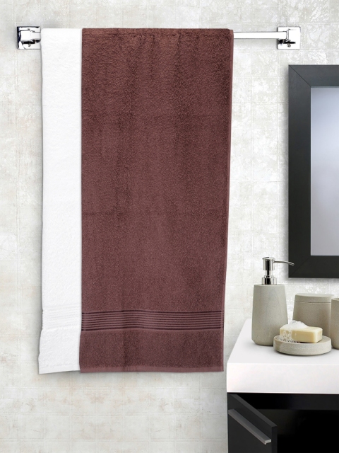 

BIANCA Unisex Set of 2 380 GSM Solid Bath Towels, Brown