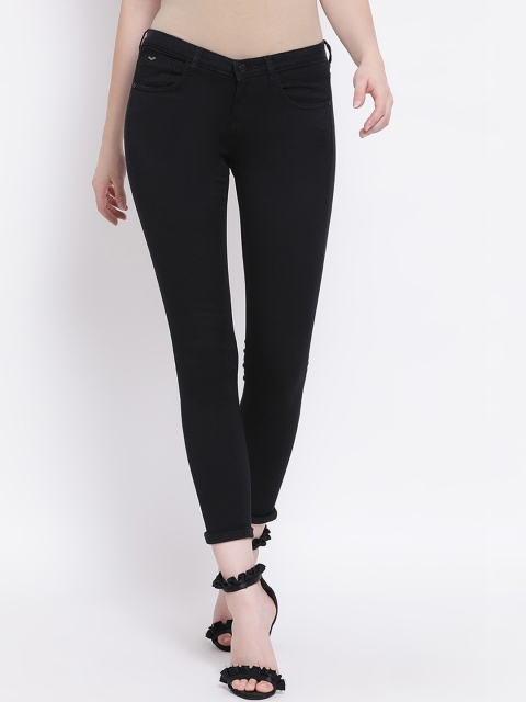 

Crimsoune Club Women Black Slim Fit Mid-Rise Clean Look Jeans