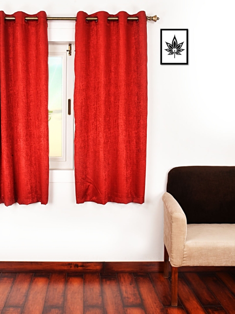 

Ariana Maroon Single Room Darkening Window Curtain
