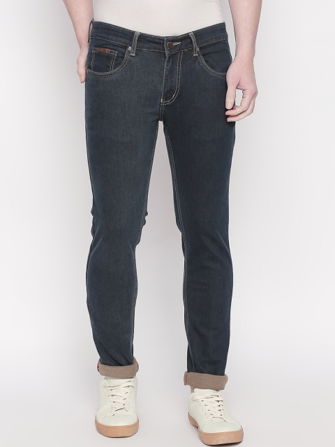

BOLTS and BARRELS Men Blue Slim Fit Low-Rise Clean Look Stretchable Jeans