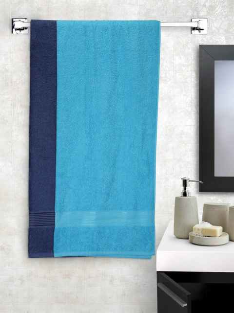 

BIANCA Unisex Set of 2 380 GSM Solid Bath Towels, Turquoise blue