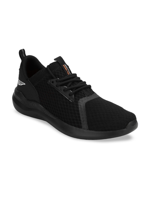 

Red Tape Men Black Textile Walking Sports Shoes
