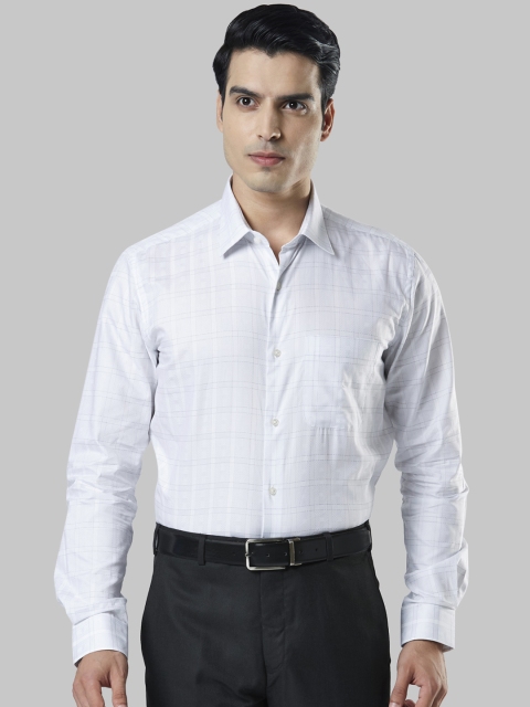 

Raymond Men Grey Regular Fit Checked Formal Shirt