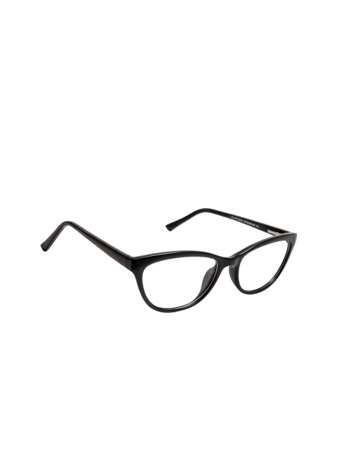 

Cardon Women Black Solid Full Rim Cateye Frames EWCD2303MGT8808BLK