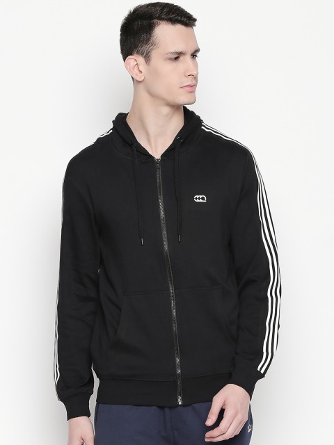 

Ajile by Pantaloons Men Black Solid Hooded Sweatshirt