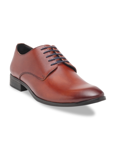 

Teakwood Leathers Men Brown Solid Leather Derbys