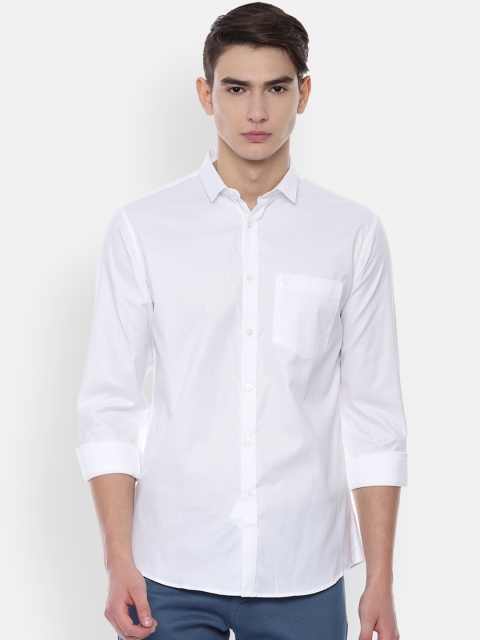 

Allen Solly Men White Slim Fit Solid Casual Shirt