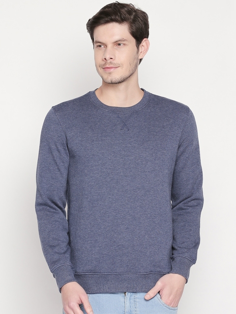

BYFORD by Pantaloons Men Blue Solid Sweatshirt