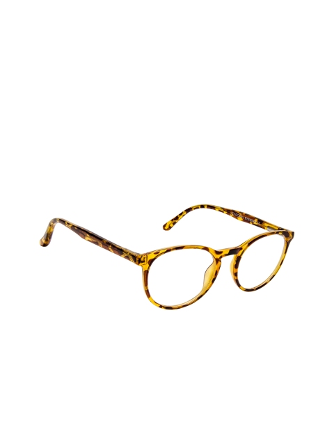 

Cardon Unisex Brown & Yellow Tortoise Shell Full Rim Oval Frames EWCD2277MGT8810TOR