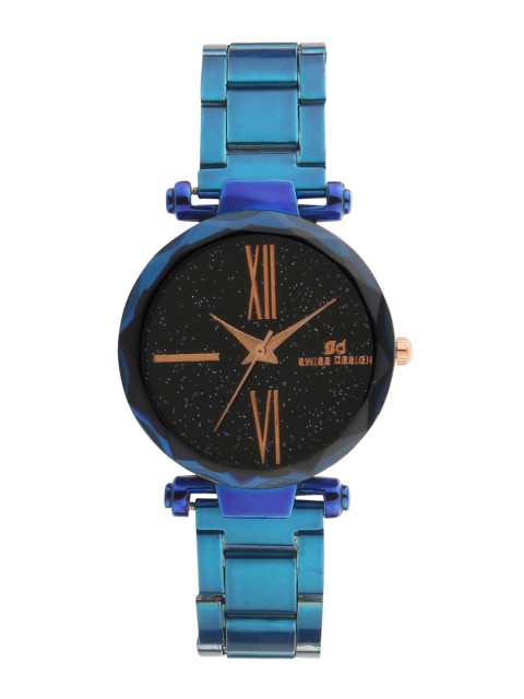 

Swiss Design Women Black Analogue Watch SD-CH-913-BL