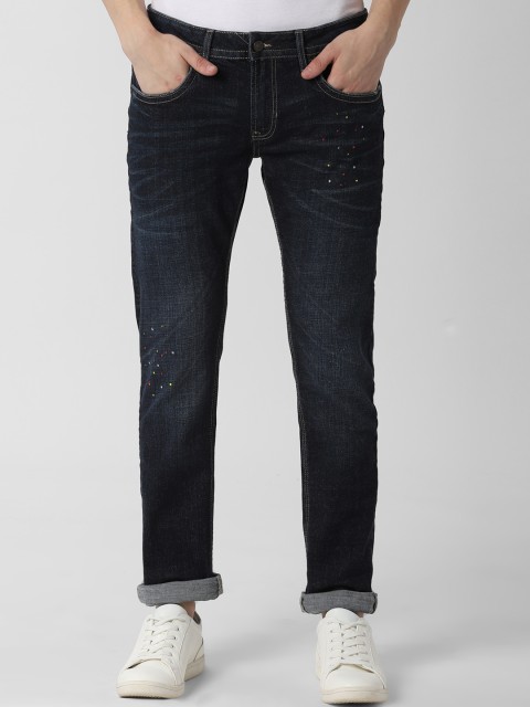 

Peter England Casuals Men Blue Skinny Fit Mid-Rise Clean Look Stretchable Jeans