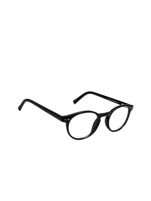 

Cardon Unisex Black Solid Full Rim Round Frames EWCD2309MGT8809BLK