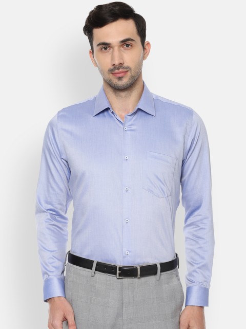

Van Heusen Men Blue Slim Fit Solid Formal Shirt