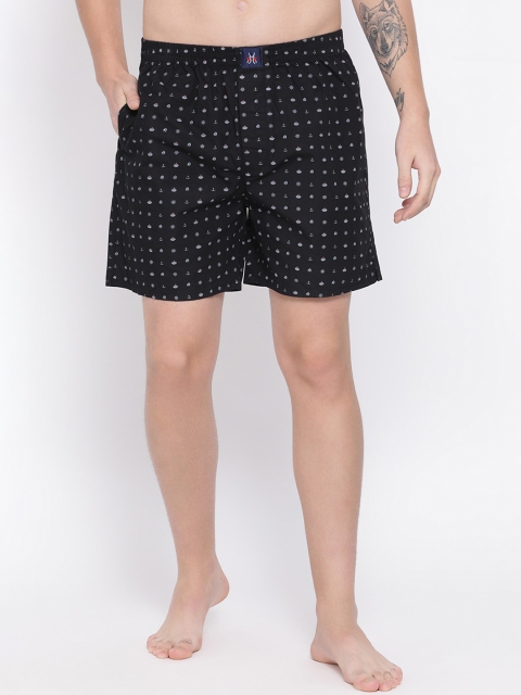 

Crimsoune Club Men Black Printed Boxers BX4065-4
