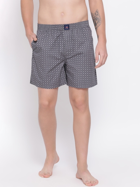 Crimsoune Club Men Brown Printed Boxers BX4066-2