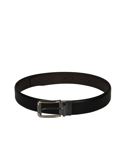 

Second SKIN Men Black & Brown Textured Leather Belt