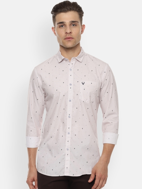 

Solly Jeans Co. Men Beige Regular Fit Printed Casual Shirt
