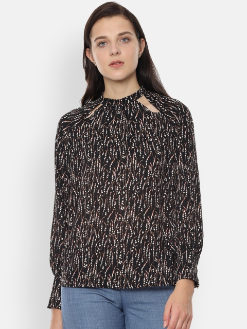 

Van Heusen Woman Women Black Printed Top