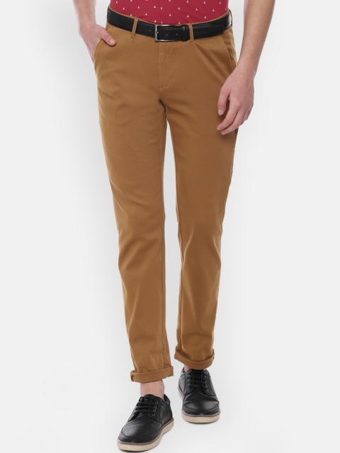 

Allen Solly Men Khaki Slim Fit Solid Chinos