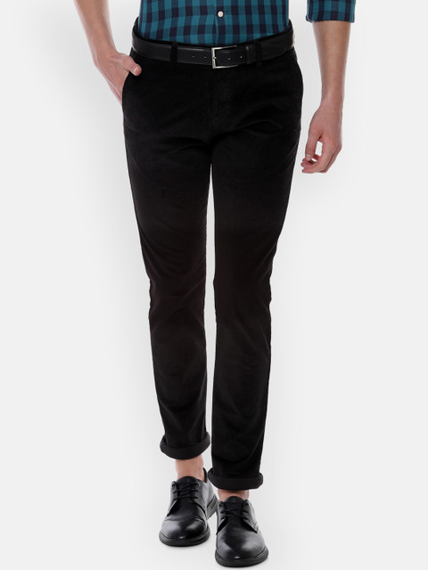 

Allen Solly Men Brown Slim Fit Solid Regular Trousers