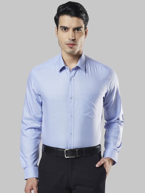 

Next Look Men Blue Regular Fit Checked Formal Shirt