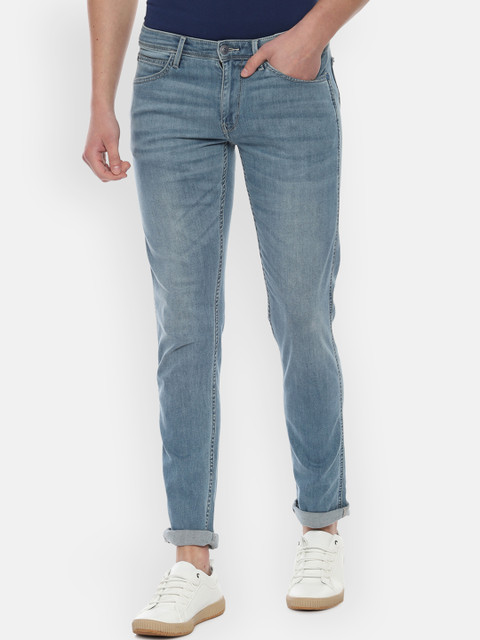 

Solly Jeans Co. Men Blue Skinny Fit Mid-Rise Clean Look Stretchable Jeans