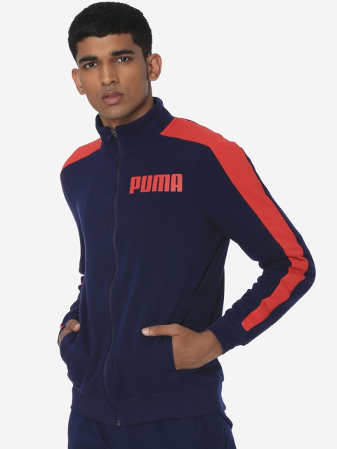 

Puma Men Blue Colourblocked Sporty Jacket