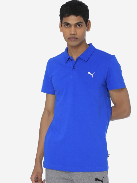 

Puma Men Blue Solid Graphic Polo III Surf The Web T-shirt