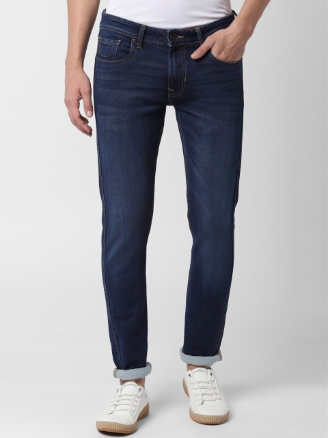 

Peter England Casuals Men Navy Blue Slim Fit Mid-Rise Clean Look Jeans