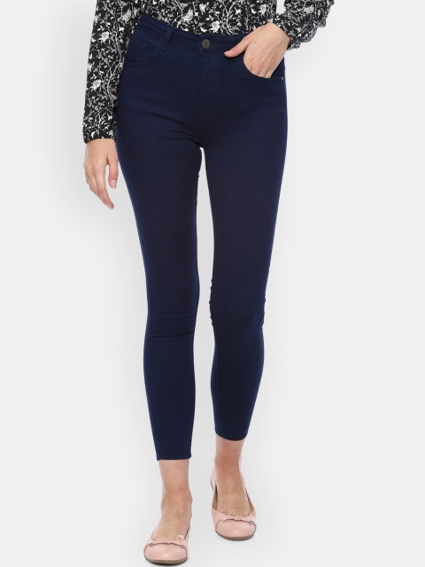

Van Heusen Woman Women Navy Blue Slim Fit Mid-Rise Clean Look Stretchable Jeans
