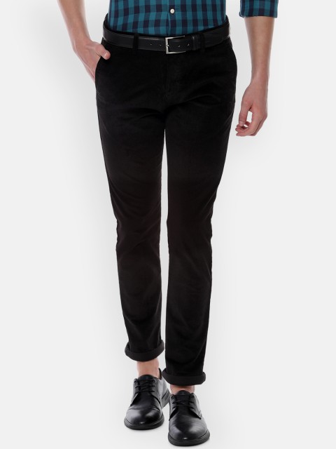 

Allen Solly Men Brown Slim Fit Solid Regular Trousers