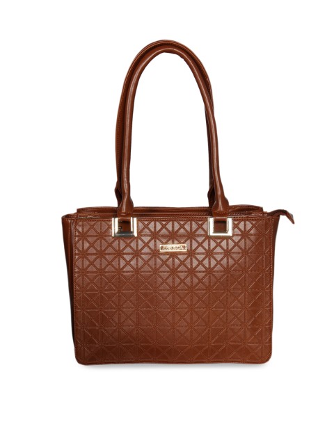 

ESBEDA Tan Solid Shoulder Bag