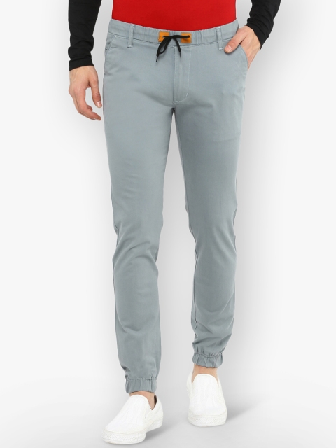 

Urbano Fashion Men Blue Slim Fit Solid Joggers