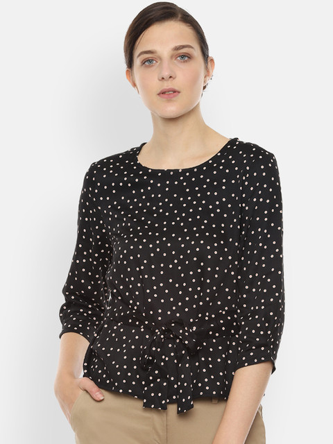 

Van Heusen Woman Women Black Printed Top