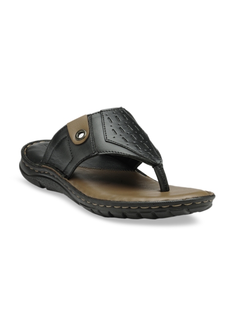 

Teakwood Leathers Men Black Sandals