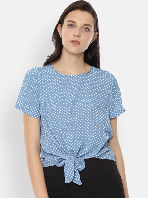 

Van Heusen Woman Women Blue Printed Top